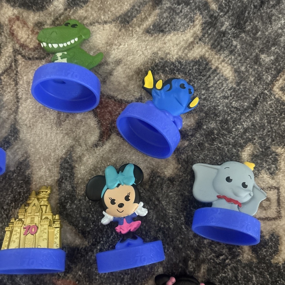 Lot of 10 -- Disneyland 70th Anniversary McDonalds Happy Meal Toys  2025  Castle - Picture 3 of 4